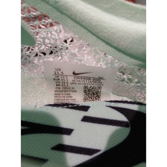 New Men's 11.5 Nike Air Zoom Victory Mint Track Spikes Cleats (DR9908-300) - Picture 5 of 10